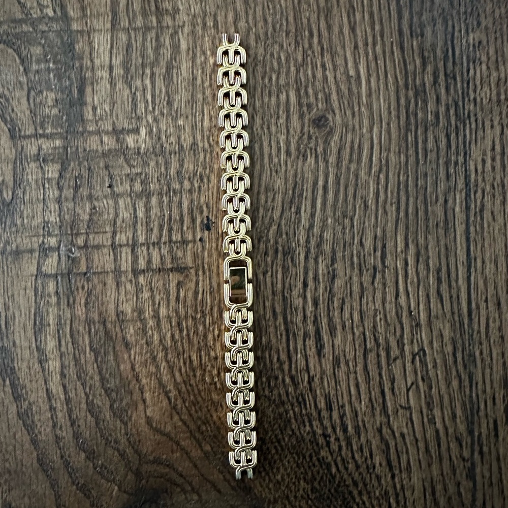 Vintage Gold-Tone Watch Bracelet | 7.5” | Chunky Link Style